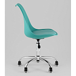 Офисный стул на металлическом основании EGGERY Blue пластик варинант исполнения - 4 | Loft Concept в Орле