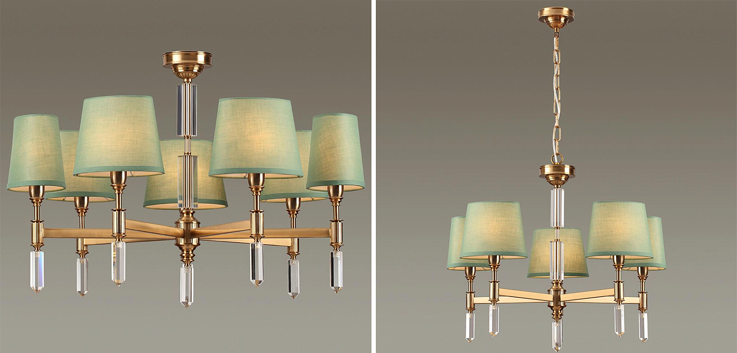 Люстра Ramona Green Chandelier Люстра Ramona Green Chandelier - Loft-Concept в Орле