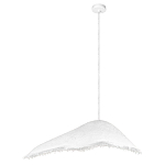 Подвесной светильник с асимметричным волнообразным абажуром и фактурной бахромой по краю Tactile Line варинант исполнения - 8 | Loft Concept в Орле