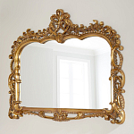 Зеркало настенное в ажурной раме в стиле барокко Ornate Ornaments варинант исполнения - 2 | Loft Concept в Орле