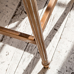 Барный стул из массива бука светло-зеленый с растительным орнаментом Raffael Angel Green Bar stool варинант исполнения - 5 | Loft Concept в Орле