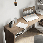 Письменный стол прямоугольный с полочкой под столешницей EcoComb варинант исполнения - 3 | Loft Concept в Орле