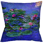 Подушка декоративная с цветочным принтом Impressionism in Art варинант исполнения - 1 | Loft Concept в Орле