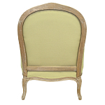 Кресло Ava Classical Armchair green striped flax варинант исполнения - 2 | Loft Concept в Орле