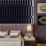 Гипсовая 3D Панель CRYSTAL SYMPHONY B варинант исполнения - 1 | Loft Concept в Орле