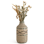 Ваза декоративная из натурального плетеного бамбука Bamboo Decor 35 варинант исполнения - 1 | Loft Concept в Орле