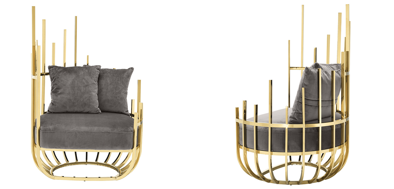 Кресло Eichholtz Chair Santorini Left Кресло Eichholtz Chair Santorini Left - Loft-Concept в Орле