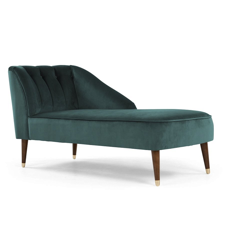 Кушетка Chaise Longue, Peacock Blue Velvet Бирюзовый Кушетка Chaise Longue, Peacock Blue Velvet Бирюзовый в Орле | Loft Concept