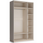 Шкаф 3-х дверный с зеркальными дверями Satin Furniture варинант исполнения - 2 | Loft Concept в Орле