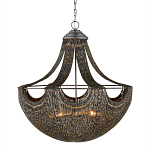 Люстра в форме колокола с декором из тонких железных нитей Jagged Pattern варинант исполнения - 3 | Loft Concept в Орле