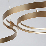 Люстра подвесная светодиодная в виде волнообразной ленты Ribbon Vortex варинант исполнения - 18 | Loft Concept в Орле