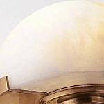 Бра с 2-мя мраморными плафонами на латунном корпусе Light Warm Light варинант исполнения - 2 | Loft Concept в Орле