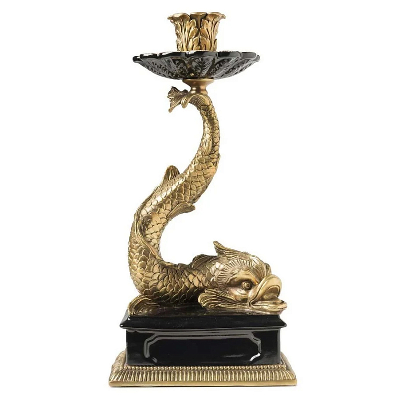 Подсвечник Candleholder Triton Atlanta Черный Бронза Подсвечник Candleholder Triton Atlanta Черный Бронза в Орле | Loft Concept