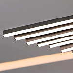 Люстра в виде распахнутых крыльев из тонких металлических планок Flight of Freedom варинант исполнения - 13 | Loft Concept в Орле