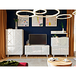 Полка с зеркальным декором Arden Mirror Shelf варинант исполнения - 5 | Loft Concept в Орле