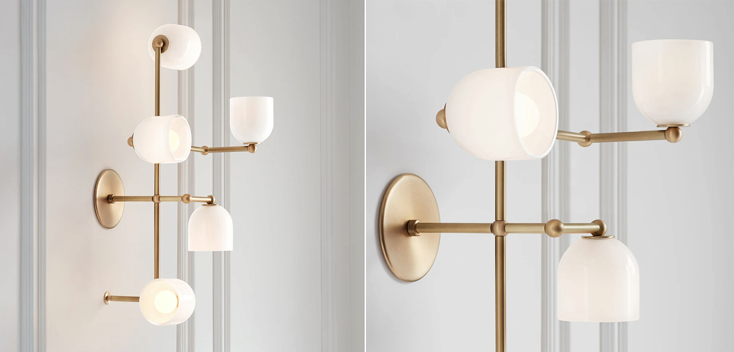Бра Edie Sconce white Бра Edie Sconce white - Loft-Concept в Орле