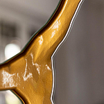 Зеркало кругле с декоративной золотой вставкой Golden Tree варинант исполнения - 2 | Loft Concept в Орле