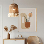 Люстра круглая плетеная с кисточками Small Solar Glow варинант исполнения - 1 | Loft Concept в Орле