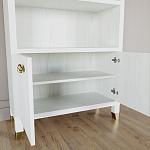 Книжный Стеллаж Elsa Dreams White с задней стенкой варинант исполнения - 3 | Loft Concept в Орле