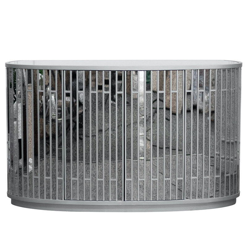 Комод зеркальный Mirror Blocks Commode Зеркало Серебряный Комод зеркальный Mirror Blocks Commode Зеркало Серебряный в Орле | Loft Concept