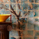 Обои ручная роспись Braganza Standard colourway on dyed paper варинант исполнения - 1 | Loft Concept в Орле