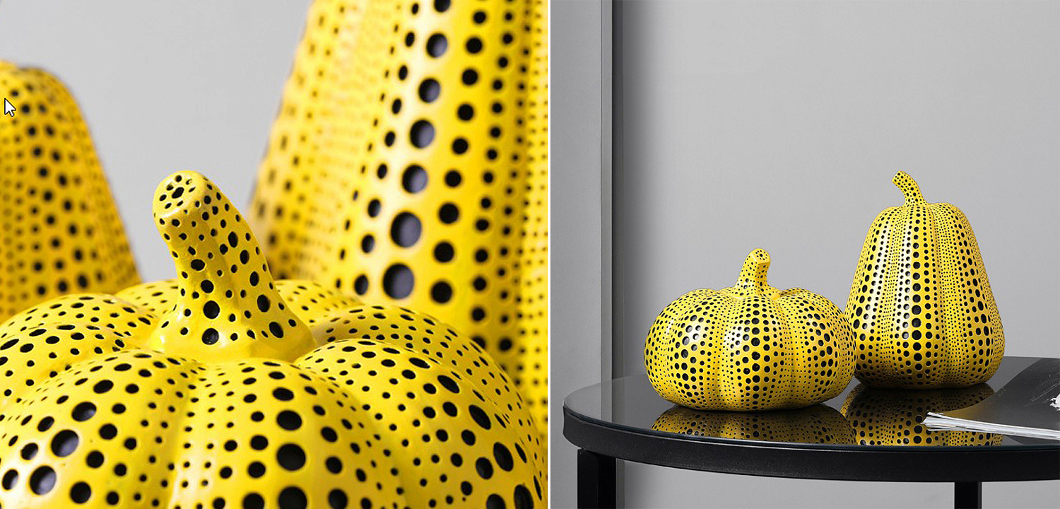 Статуэтка тыквы Kusama Yayoi II Статуэтка тыквы Kusama Yayoi II - Loft-Concept в Орле