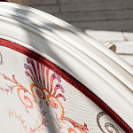 Кресло из массива бука бежевое с растительным орнаментом Raffael Beige Floral Armchair варинант исполнения - 5 | Loft Concept в Орле