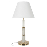 Настольная лампа с белым конусовидным абажуром More Tender варинант исполнения - 1 | Loft Concept в Орле