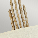 Бра с белым абажуром и элементами в виде натуральных веток Hinkley варинант исполнения - 2 | Loft Concept в Орле