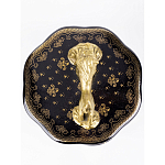 Шкатулка черного цвета с крышкой с фигуркой льва Eden Garden варинант исполнения - 5 | Loft Concept в Орле