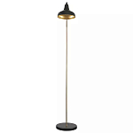 Торшер с плафоном в форме купола в сочетании черного и золотистого цвета Minimalist Execution варинант исполнения - 3 | Loft Concept в Орле