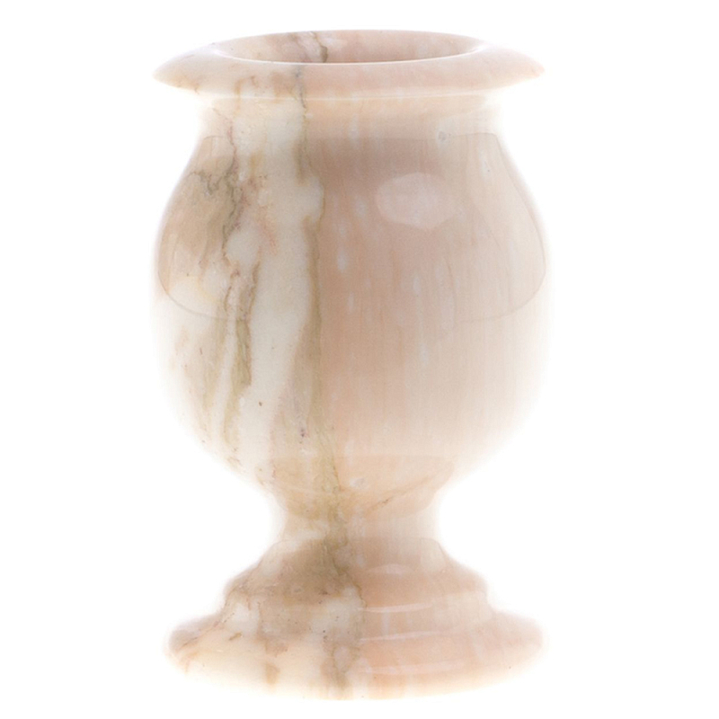 Ваза для цветов из натурального мрамора Marble Vase Бежевый Ваза для цветов из натурального мрамора Marble Vase Бежевый в Орле | Loft Concept