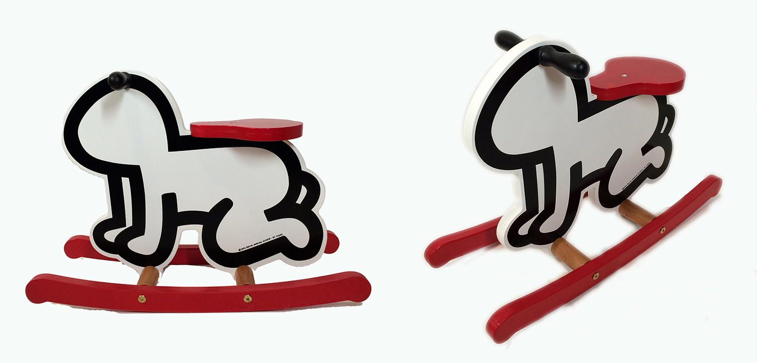 Детская деревянная качалка VILAC KEITH HARING ROCKER BABY TOY-WHITE Детская деревянная качалка VILAC KEITH HARING ROCKER BABY TOY-WHITE - Loft-Concept в Орле