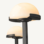 Люстрас 6-ю мраморными плафонами в форме купола Light Warm Light варинант исполнения - 1 | Loft Concept в Орле