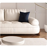 Диван кожаный с каркасом из массива дерева Furniture Medieval варинант исполнения - 4 | Loft Concept в Орле