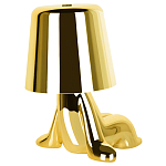 Настольная лампа фигурная цвета золото с гладким абажуром Высота 16 см Sophia варинант исполнения - 6 | Loft Concept в Орле