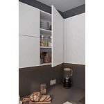 Кухонный гарнитур белый акриловый фасад Eveline White Kitchen Set варинант исполнения - 3 | Loft Concept в Орле