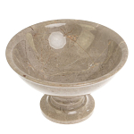 Конфетница из бежевого мрамора Stone Candy Bowl варинант исполнения - 2 | Loft Concept в Орле