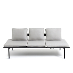 Диван-шезлонг черный Annet варинант исполнения - 1 | Loft Concept в Орле