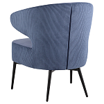 Современное мягкое кресло на металлических ножках Rakush Blue варинант исполнения - 4 | Loft Concept в Орле