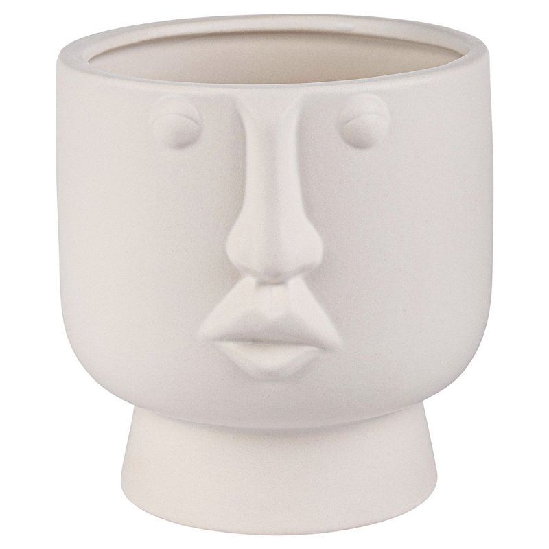 Ваза керамическая Face forever One Белый Ваза керамическая Face forever One Белый в Орле | Loft Concept