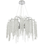 Люстра с хрустальными подвесками Bunch of Crystal Berries Silver Chandelier 8 варинант исполнения - 2 | Loft Concept в Орле