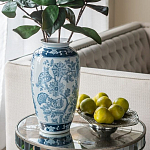 Ваза с синим цветочным орнаментом Blue & White Ornament  варинант исполнения - 4 | Loft Concept в Орле