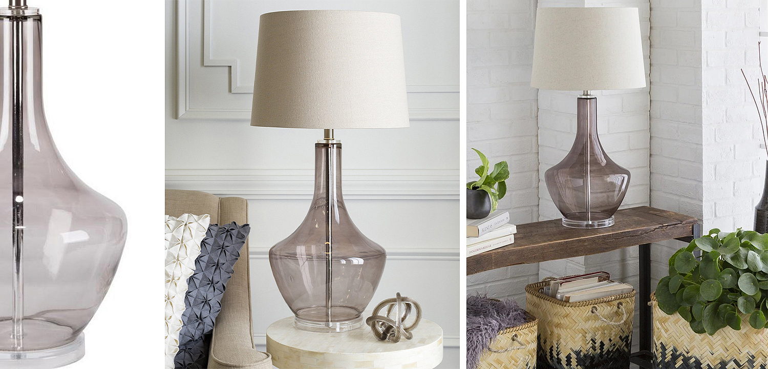 Настольная лампа Fantina Table lamp gray Настольная лампа Fantina Table lamp gray - Loft-Concept в Орле