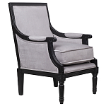 Кресло Harry Armchair black and grey velour варинант исполнения - 1 | Loft Concept в Орле