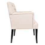 Кресло Addison Chic Armchair beige flax варинант исполнения - 1 | Loft Concept в Орле