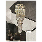 Люстра многоярусная каскадная с хрустальными подвесками Roul Crystal Light варинант исполнения - 10 | Loft Concept в Орле