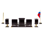 Настольный письменный набор из нефрита на ножках Executive Recruitment варинант исполнения - 5 | Loft Concept в Орле