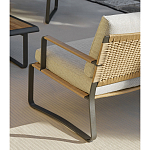 Дизайнерское уличное кресло на металлическом каркасе PHOENIX Armchair варинант исполнения - 6 | Loft Concept в Орле