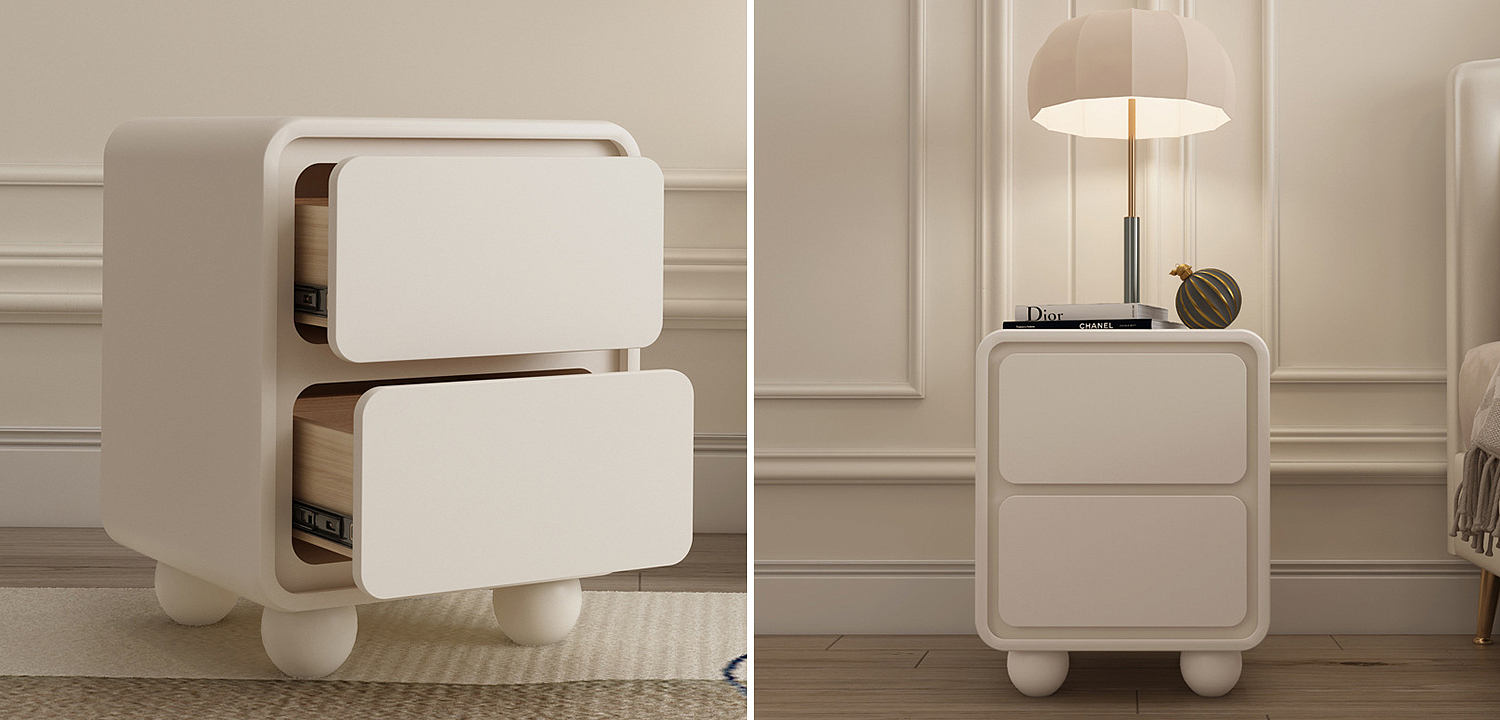 Тумба Cobb Beige Nightstand Тумба Cobb Beige Nightstand - Loft-Concept в Орле